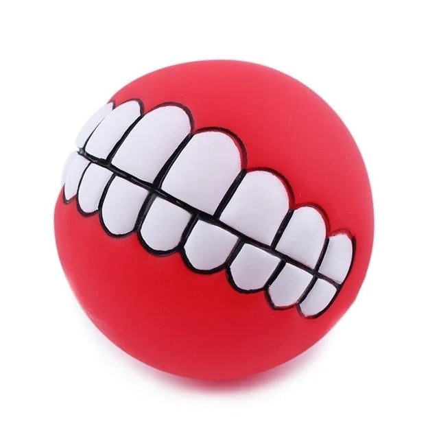 Pet Ball Teeth Silicon Chew Toys for Large Breeds