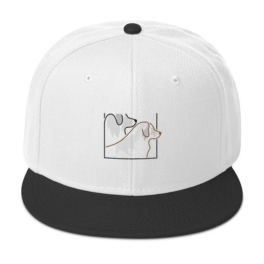 Snapback Pawfields Hat - White/Black