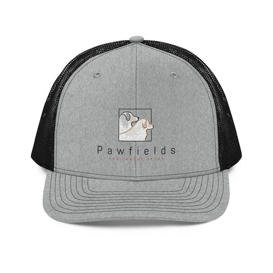 Pawfields Trucker Cap - Black/Grey